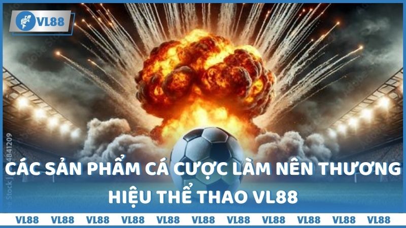 Các sản phẩm cá cược làm nên thương hiệu thể thao VL88